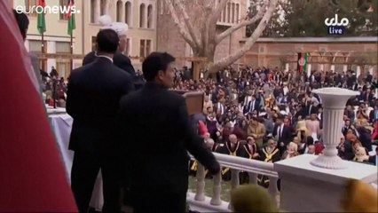 شاهد: لحظة وقوع انفجارين في كابول خلال حفلي تنصيب كل من غني وخصمه عبد الله كرئيسين