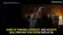 Max von Sydow, 'The Exorcist,' 'Seventh Seal,' 'Game of Thrones' Star, Dies at 90