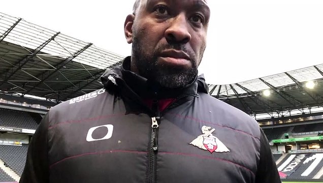 Darren Moore on Jon Taylor's impact for Doncaster Rovers at MK Dons