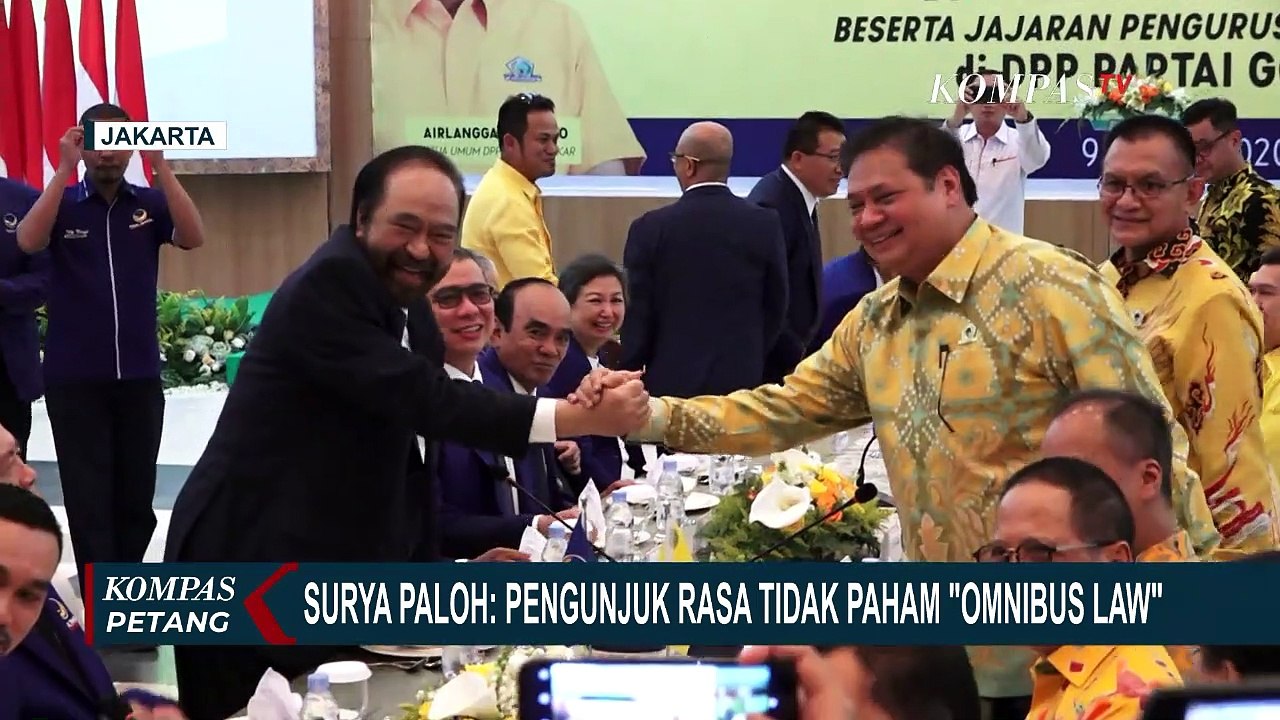 Terkait Unjuk Rasa Tolak Omnibus Law, Surya Paloh Beri Tanggapan