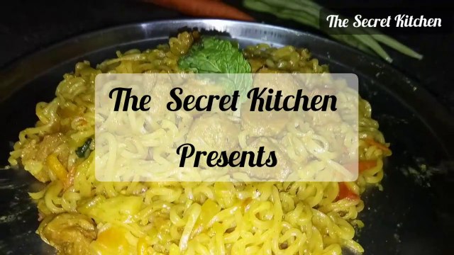 Biryani Maggi | Healthy Maggi | Vegetables Maggi | Soyachunks Maggi | Maggi Recipes | Maggi Noodles | vegetable Noodles