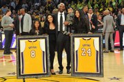 Vanessa Bryant Poses in Front of Kobe and Gianna Mural with Remaining Daughters