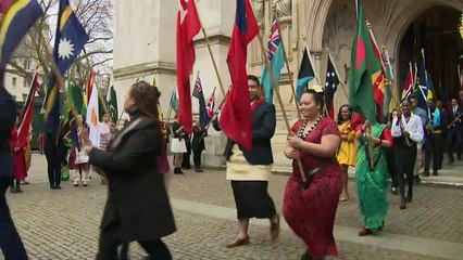 The Royal Family depart Westminster Abbey