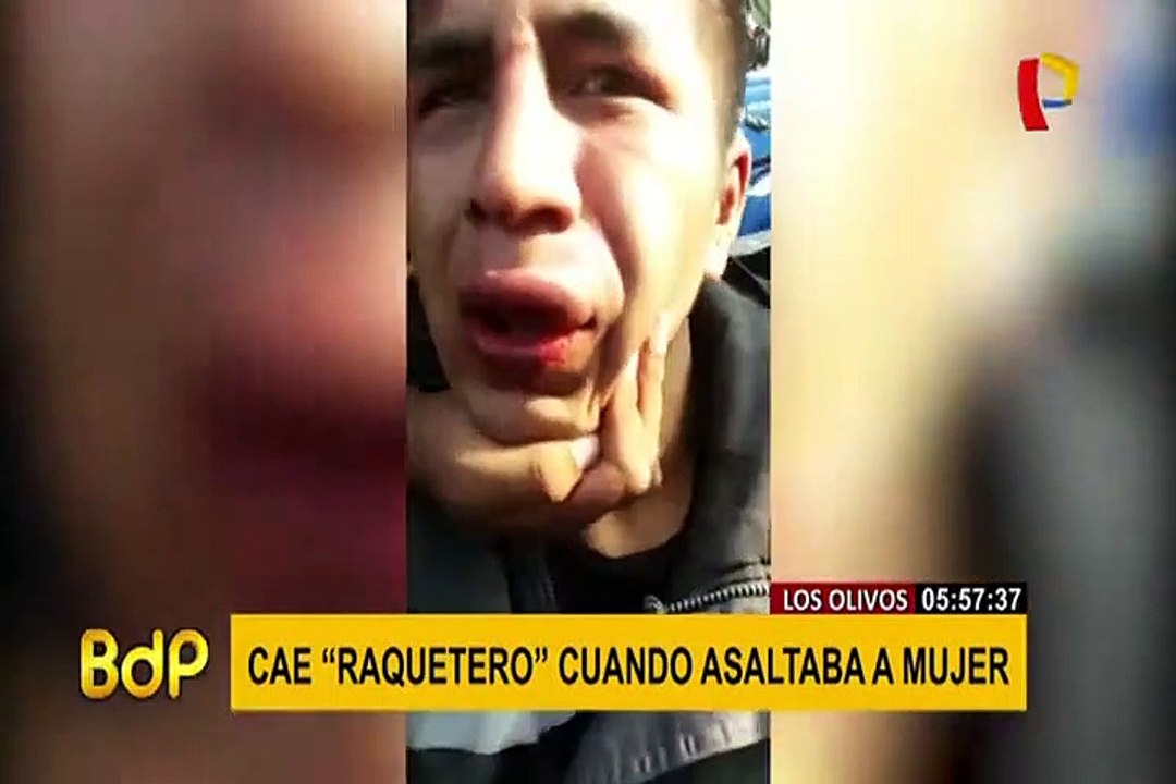 Los Olivos: vecinos casi linchan a sujeto acusado de asaltar a mujer