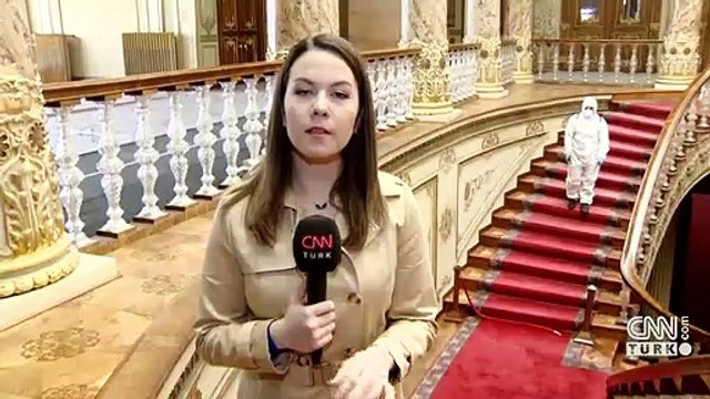 Dolmabahçe Sarayı dezenfekte edildi