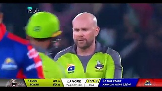 Complete inning of Ben Dunk 99* against Karachi Kings | Lahore Qalandars vs Karachi Kings | PSL V 2020