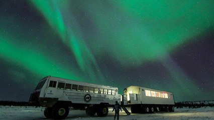 This Remote Canadian Diner Boasts Panoramic Views of the Northern Lights