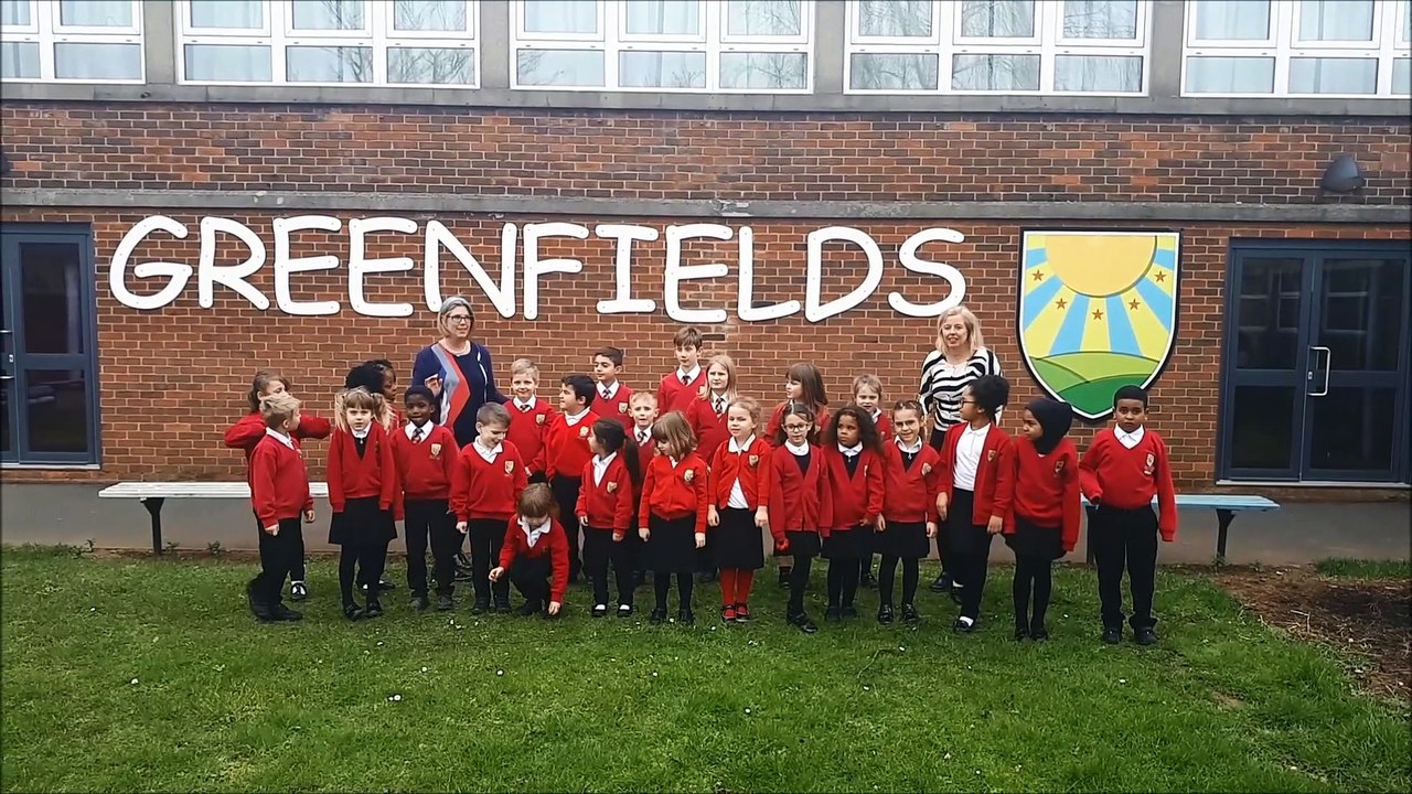 Greenfields Primary School celebrate their Ofsted outstanding grade