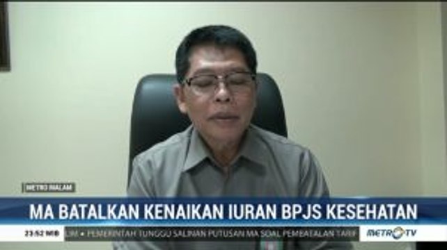 MA Batalkan Kenaikan Iuran BPJS Kesehatan