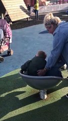 Kiddo Gets Dizzy at the Playground