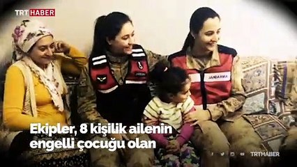 Depremzede Samet'e Jandarmadan tekerlekli sandalye