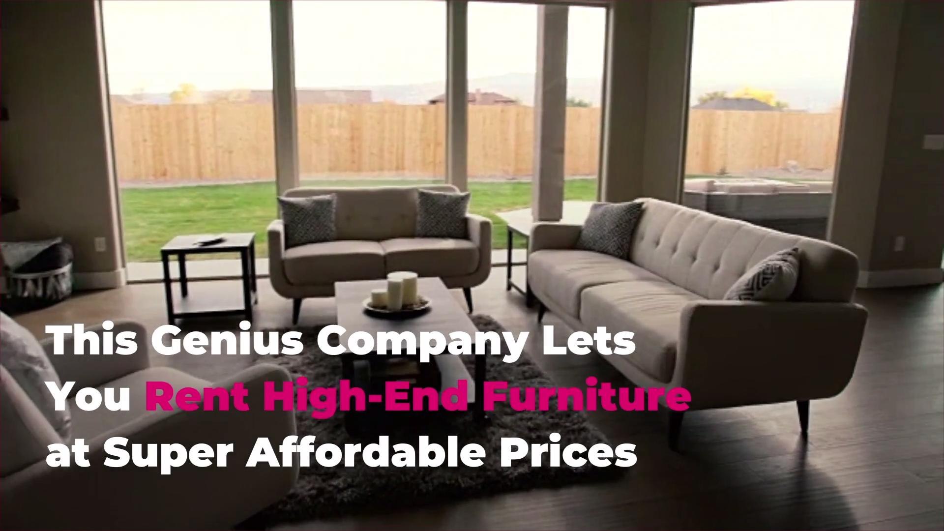 This Genius Company Lets You Rent High End Furniture At Super