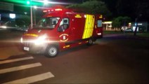 Menino de 10 anos fica ferido em batida de trânsito na Avenida Tancredo Neves