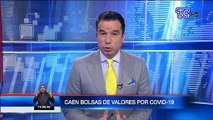 VIDEO | Caen bolsas de valores por coronavirus