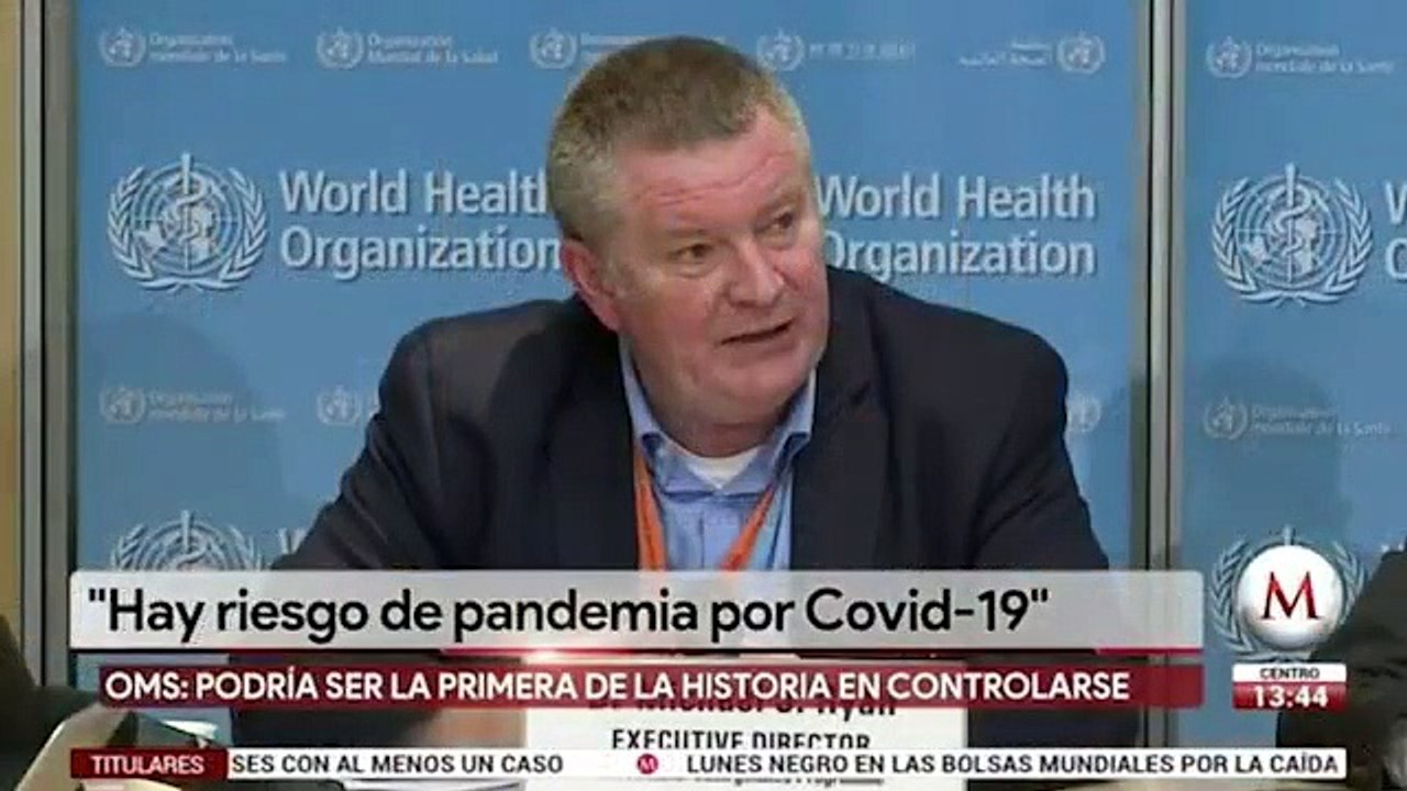 Se vuelve real el riesgo de pandemia por coronavirus- OMS