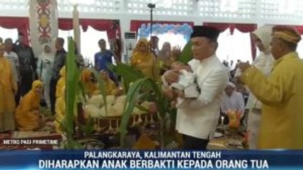 Acara Adat Pemberian Nama Anak Kesultanan Kutaringin