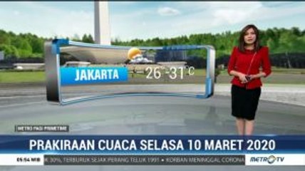Prakiraan Cuaca Selasa, 10 Maret 2020