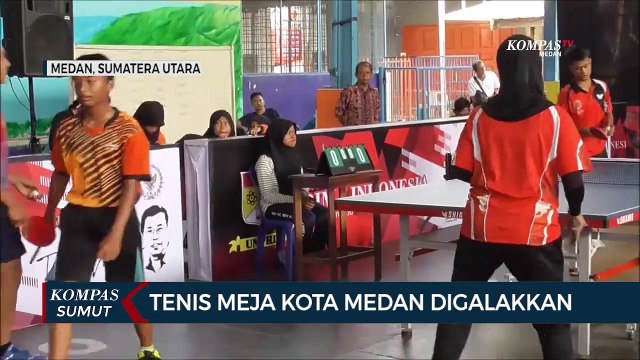 Tenis Meja Kota Medan Digalakkan