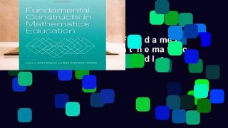 Full Version  Fundamental Constructs in Mathematics Education  For Kindle