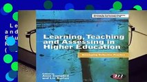 Learning, Teaching and Assessing in Higher Education: Developing Reflective Practice (Teaching in