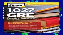 Popular 1,027 GRE Practice Questions, 5th Edition: GRE Prep for an Excellent Score Full Pages