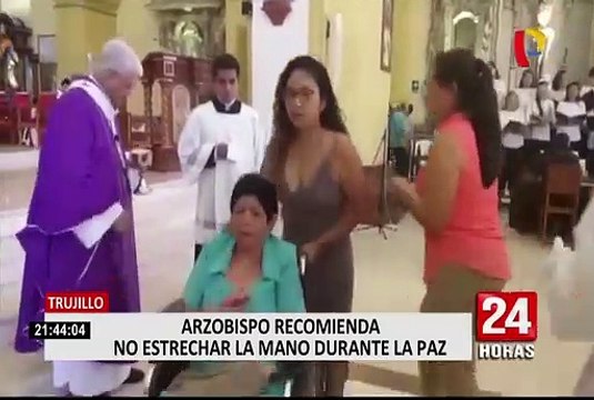 Trujillo: iglesia católica anuncia medidas de prevención durante misas por coronavirus