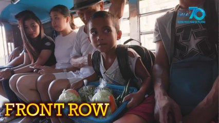 Front Row: Grade 1 student, naglalako ng gulay at dyaryo sa kalsada para mapagamot ang ina