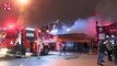 Eyüpsultan'da restoran çatısı alev alev yandı