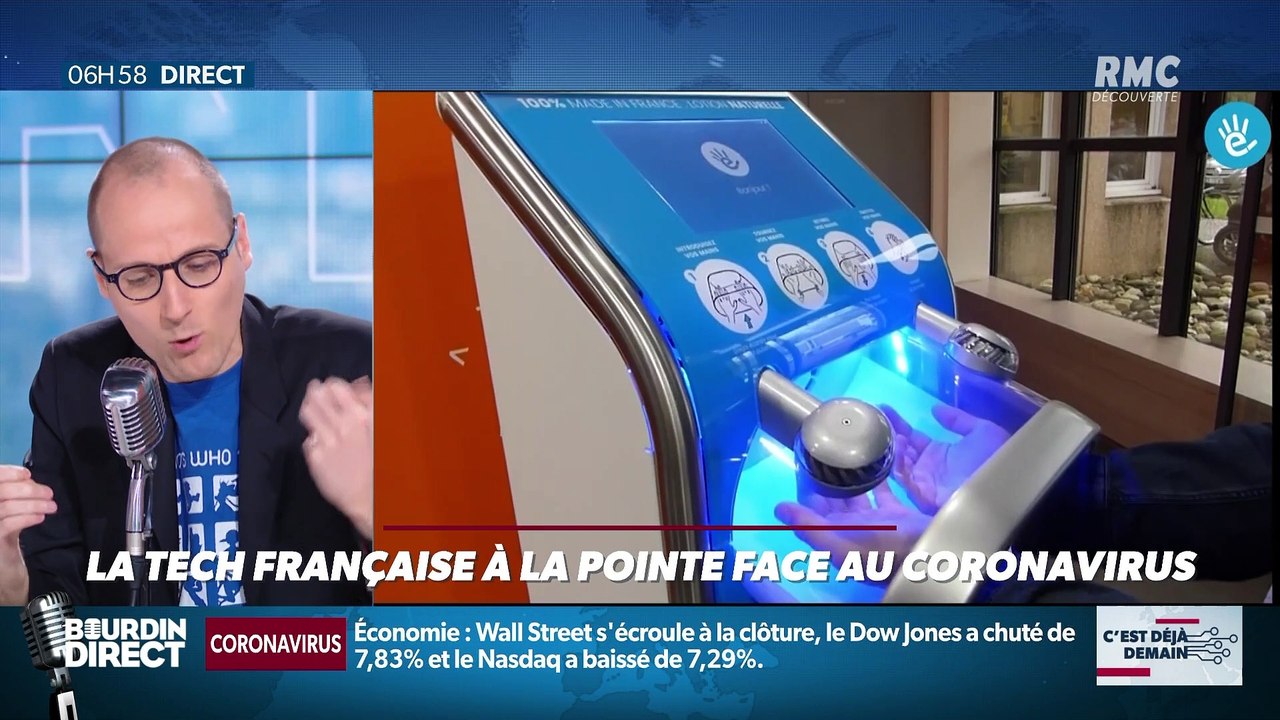 La chronique d'Anthony Morel : La tech française à la pointe face au coronavirus - 10/03