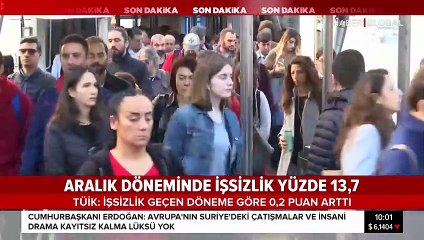 2019 Aralık'ta toplam işsiz sayısı belli oldu: 4 milyon 394 bin