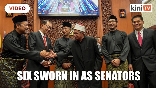 Six sworn in as senators before assuming cabinet posts