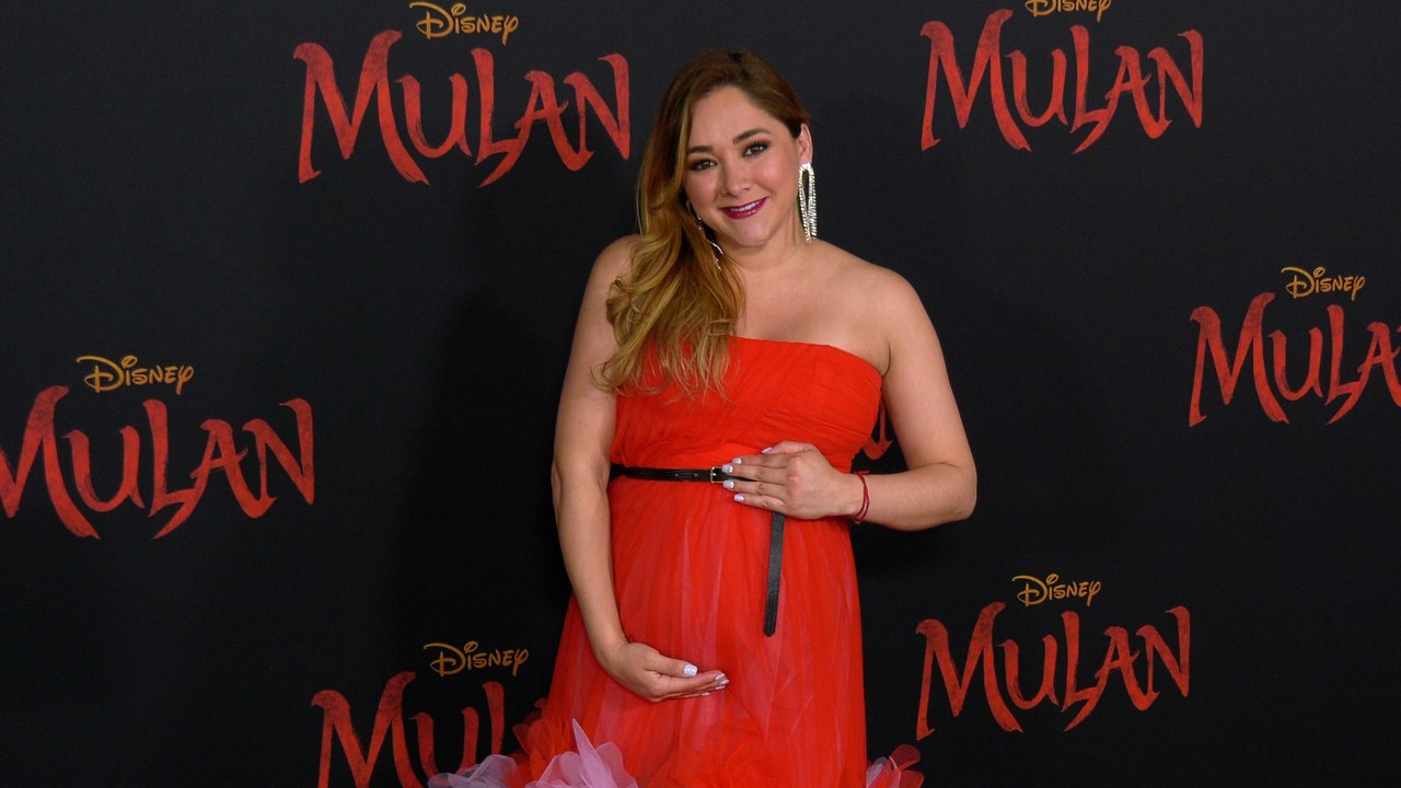 Sherlyn "Mulan" World Premiere Red Carpet Fashion