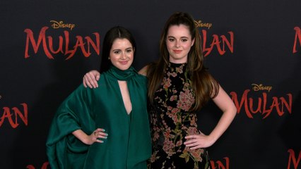 Laura Marano, Vanessa Marano "Mulan" World Premiere Red Carpet Fashion