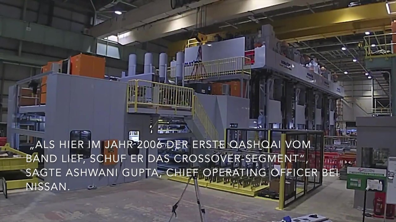 Nissan eröffnet neues Presswerk in Sunderland
