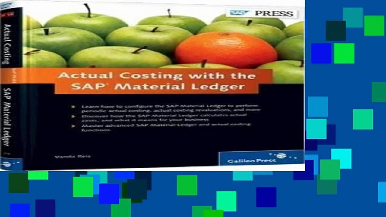 [Best Seller] Actual Costing with the SAP Material Ledger Full Access