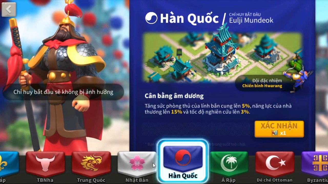 Hướng dẫn chọn nền văn minh trong Rise of Kingdoms 2020