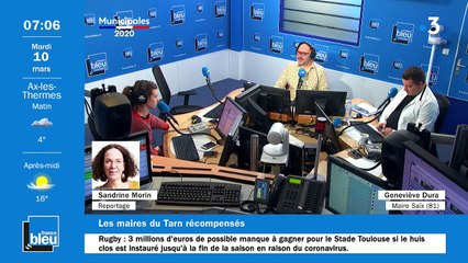 La matinale de France Bleu Occitanie du 10/03/2020