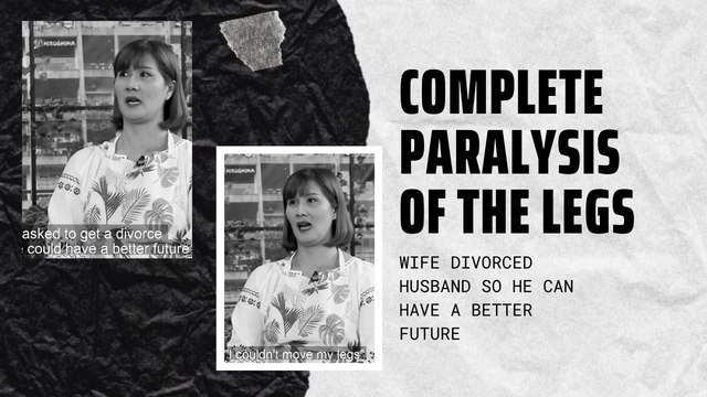 COMPLETE PARALYSIS OF THE LEGS AFTER GIVING BIRTH. A WIFE DIVORCED HUSBAND SO HE CAN HAVE A BETTER FUTURE ❤️❤️
