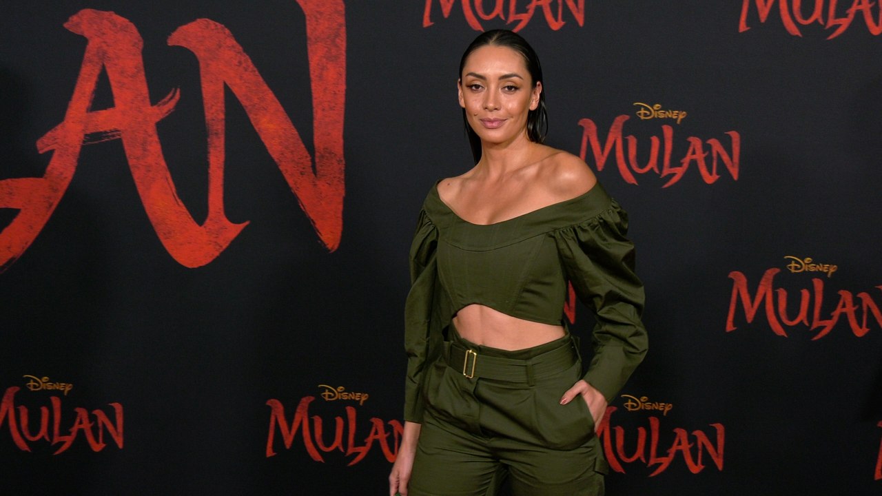 Carolina Guerra "Mulan" World Premiere Red Carpet Fashion