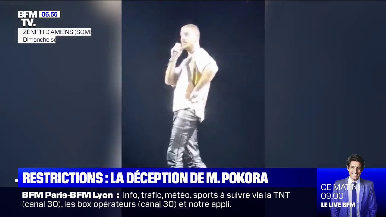 Matt Pokora très ému sur scène par les restrictions liées au coronavirus