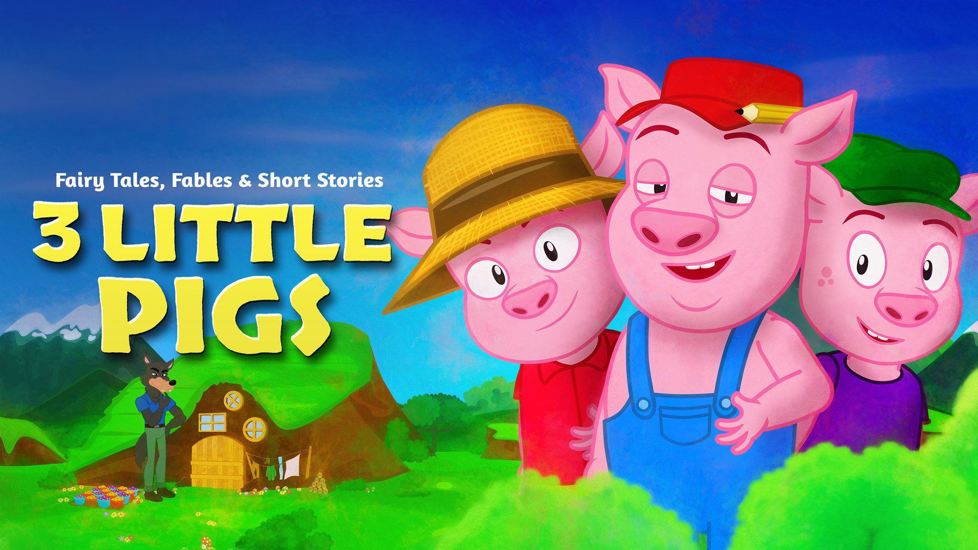 Three Little Pigs (3 Little Pigs) Fairy Tales and Bedtime Stories For Kids  - Fable - video Dailymotion