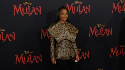 Marsai Martin "Mulan" World Premiere Red Carpet Fashion