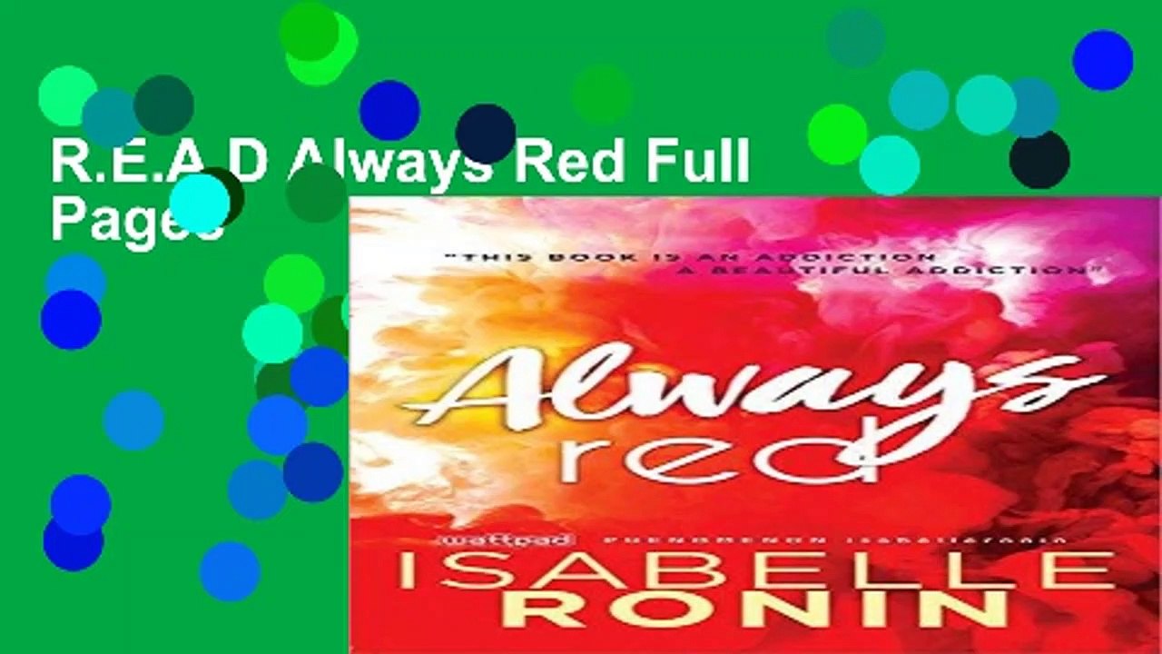R.E.A.D Always Red Full Pages