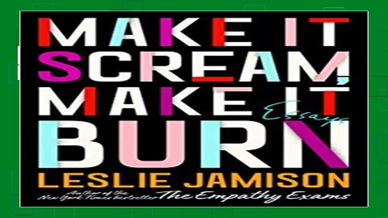 [B.O.O.K] Make It Scream, Make It Burn Full Pages