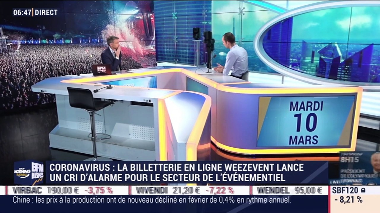 Pierre-Henri Deballon (Weezevent): La billeterie en ligne Weezevent lance un cri d'alarme pour le secteur de l'événementiel - 10/03