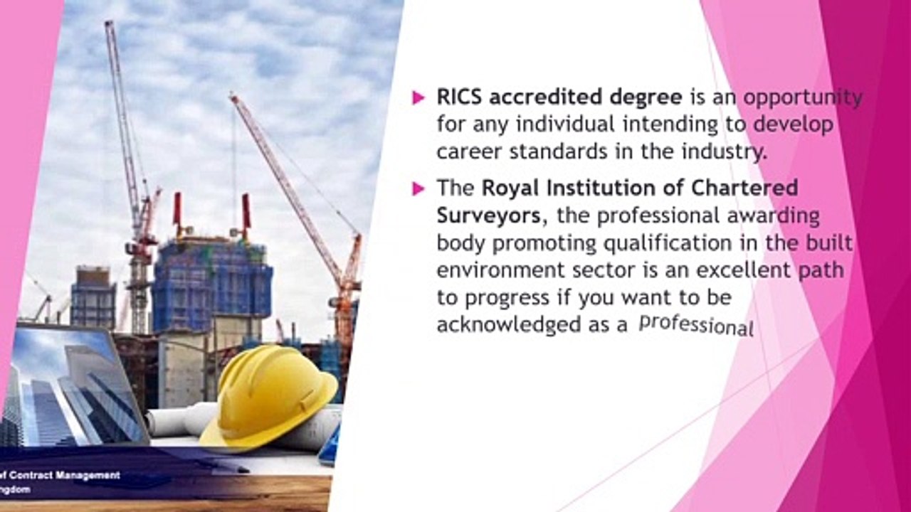 RICS Accredited Degree