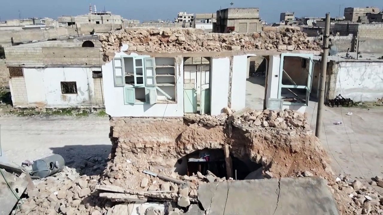 Idlib liegt in trümmern