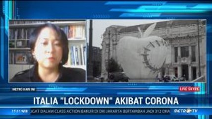 Akibat Corona, Kota Milan Terpantau Sepi