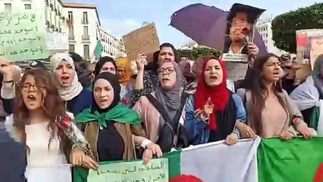 55e mardi du Hirak des étudiants à Alger