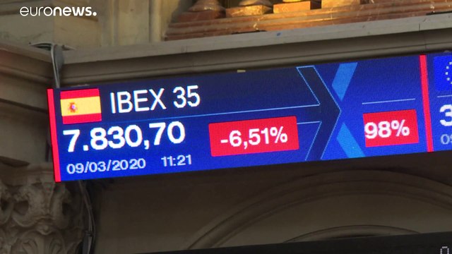 Timide rebond pour les bourses européennes après un lundi noir